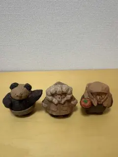 たかはたまさお 木彫り風 FIGURE COLLECTION 3点セット