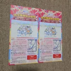 富士急ハイランド　株主特別内覧会招待券　２枚のサムネイル