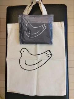 豊島屋 鳩サブレー トート＆エコバッグ 2点セット