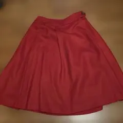 MACKINTOSH PHILOSOPHY フレアスカート 36 赤
