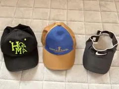 ゴルフキャップ　サンバイザー　3点セット