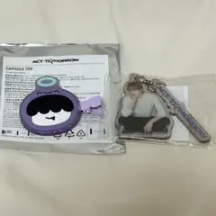 TXT フムニャリン ヒュニンカイ ヘアクリップ キーリング カプセルトイ