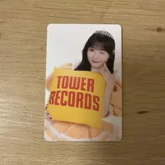 TOWER RECORDS 限定 トレカ 川本笑瑠