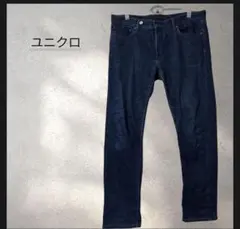 【ユニクロ】ヒートテック スリムフィットジーンズ インディゴ W36 91cm