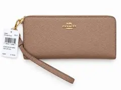 新品】COACH コーチ☆長財布 ブラッシュオレンジ - メルカリ