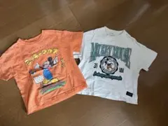 美品★Disney Mickey Mouse Tシャツ 2枚セット110㎝