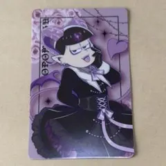 おそ松さん THE キャラ　Devil ver. コレクションカード　トド松