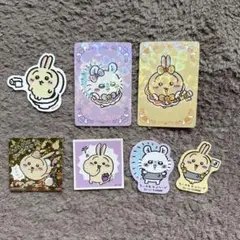 ちいかわ うさぎ シール・カードまとめ売り