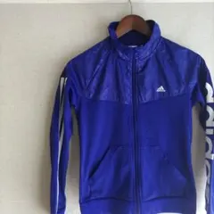 adidas 吸湿速乾クライマライト素材トレーニングジャケット 青 S