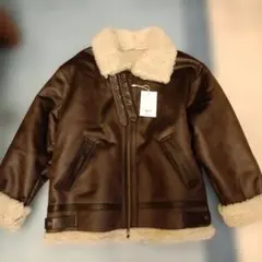 Ungrid♡フェイクムートンボアブルゾン