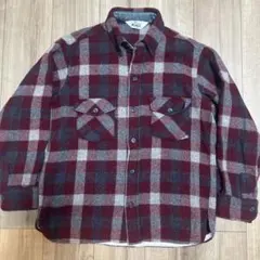 70s 80s WOOLRICH ウールリッチ 三角タグ バッファローチェック