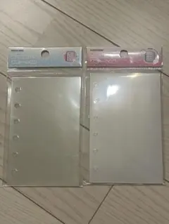 MERING A7 両面透明シール台紙リフィル　ソフト　ハード ２点セット