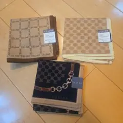 CELINE ハンカチ 3枚セット