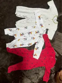 UNIQLO H&M ロンパース 3点セット ミッキー 星柄