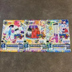 アイカツ スウィングロック 衣装カード 3枚セット