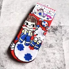 新品❣️ペコちゃん キティちゃん コラボ 靴下 ソックス 不二家 サンリオ
