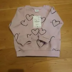 ZARA　ハート柄トレーナー　92cm 新品