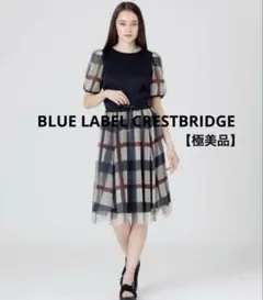 【新品同様】ブルーレーベルクレストブリッジ 美人百科コラボ チェックセットアップ