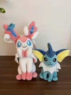 ポケモン ぬいぐるみ イーブイ シャワーズ 2体セット - メルカリ