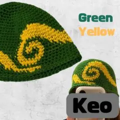 渦巻き　クラッシャーハット　ビーニー　バケットハット　クロシェハット