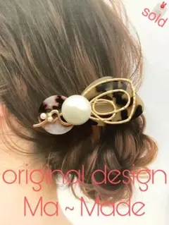 Mee様専用ꫛꫀꪝ✧‧˚ アシメな大人おリボン୨୧  ハンドメイドヘアクリップ