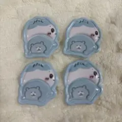 ちいかわ おしりもっちりフレークシール ハチワレ4枚セット