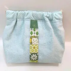 10cmバネ口ポーチ(薄手タイプ)　小物入れ　布小物　ハンドメイド　パッチワーク