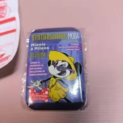 ミニーマウス　スタイルスタジオ　カプセルトイ　カンバッジチャーム