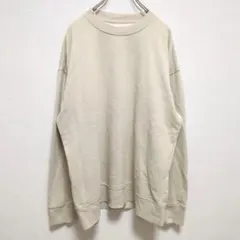 E1721 無印良品　プルオーバー　スウェット　トレーナー　アイボリー