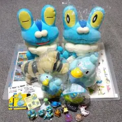 ポケモングッズ多数まとめセット ぬいぐるみ５体 フィギュア ステッカー カード