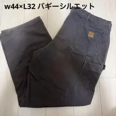 希少　Carhartt ペインターパンツ グレー　W44×L32　バギーのサムネイル