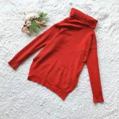 ✨希少✨ ブラックバイマウジー (F) リブ編みニット セーター タートルネック