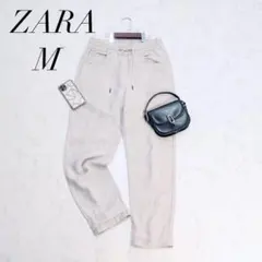 ザラ/イージーパンツ/スウェット風/コットン/Mサイズ/ウエストゴム