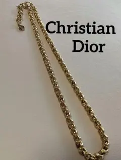極美品✨ Dior ディオール ネックレス 喜平 チェーン ゴールド 2028 