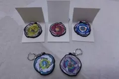 【全5種コンプセット】ベイブレード ラバーキーホルダー 5個セット