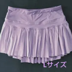 ✿パープル プリーツ テニススコート