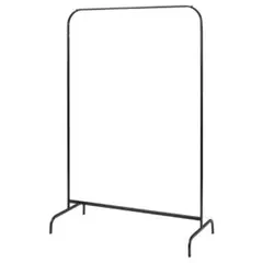 愛知引き取り　IKEA ムーリッグ　黒　ブラック　衣類ハンガーラック