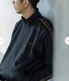 【SHIPS別注】FRED PERRY:トラック ジャケット 24FW ブラック