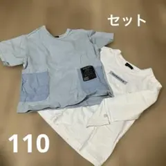 BeBe長袖、半袖、Tシャツ2枚セット