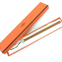 新品◇エルメス セリエ ネックストラップ 41cm箱付 グレーベージュ