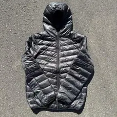 ウルトラライトダウンジャケット ブラック メンズS