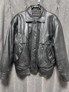 EDIMANGIARE G.C. Cotto ブラックレザージャケット