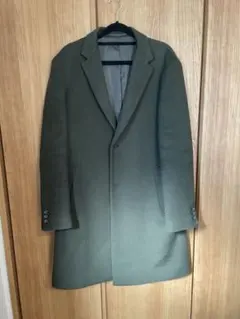 ジャーナルスタンダード　オリーブグリーン チェスターコート ウール