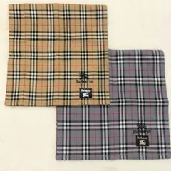 バーバリーズ ノバチェック ハンカチ2枚 日本製 未使用品