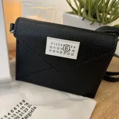 【25日値上げ予定】MM6 Maison Margiela ブラックミニポーチ