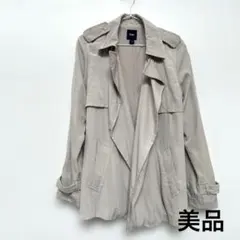 Gap★ベージュ トレンチコートミドル丈Mサイズ