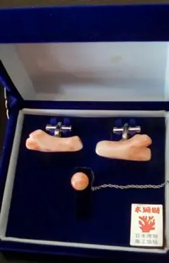 本珊瑚のタイピン