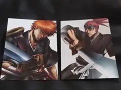 黒崎一護　阿散井恋次　BLEACH　イラストカード　2枚セット