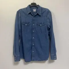 青シャツ シャツ