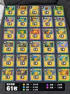 ポケモンカード ピカチュウ プロモカード まとめ売り 61枚セット